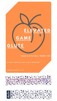 GLUTE GAME ELEVATED - English Version + White Cheetah Glute Band